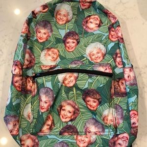 Golden Girls BRAND NEW Tropical Print Backpack